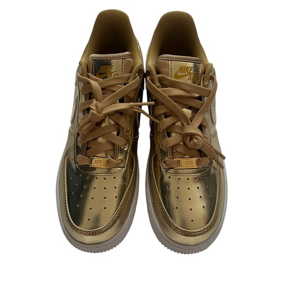 Nike Air Force 1 Metallic Gold - Picture 1 of 9